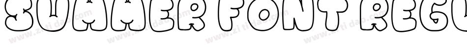 Summer Font Regular字体转换